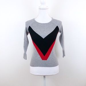 Karen Millen XS X-Small Fitted Ribbed Sweater Top